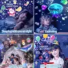 Galaxy Solar System Projector Nightlights 360°Rotating 21 Films Kids Star Night Light Projector for Bedroom Home Decoration lamp 2