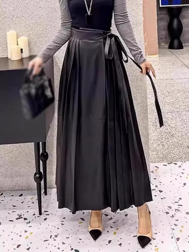 Chinese Style Vintage Women Lace Up High Waist Ankle Length - Main Image