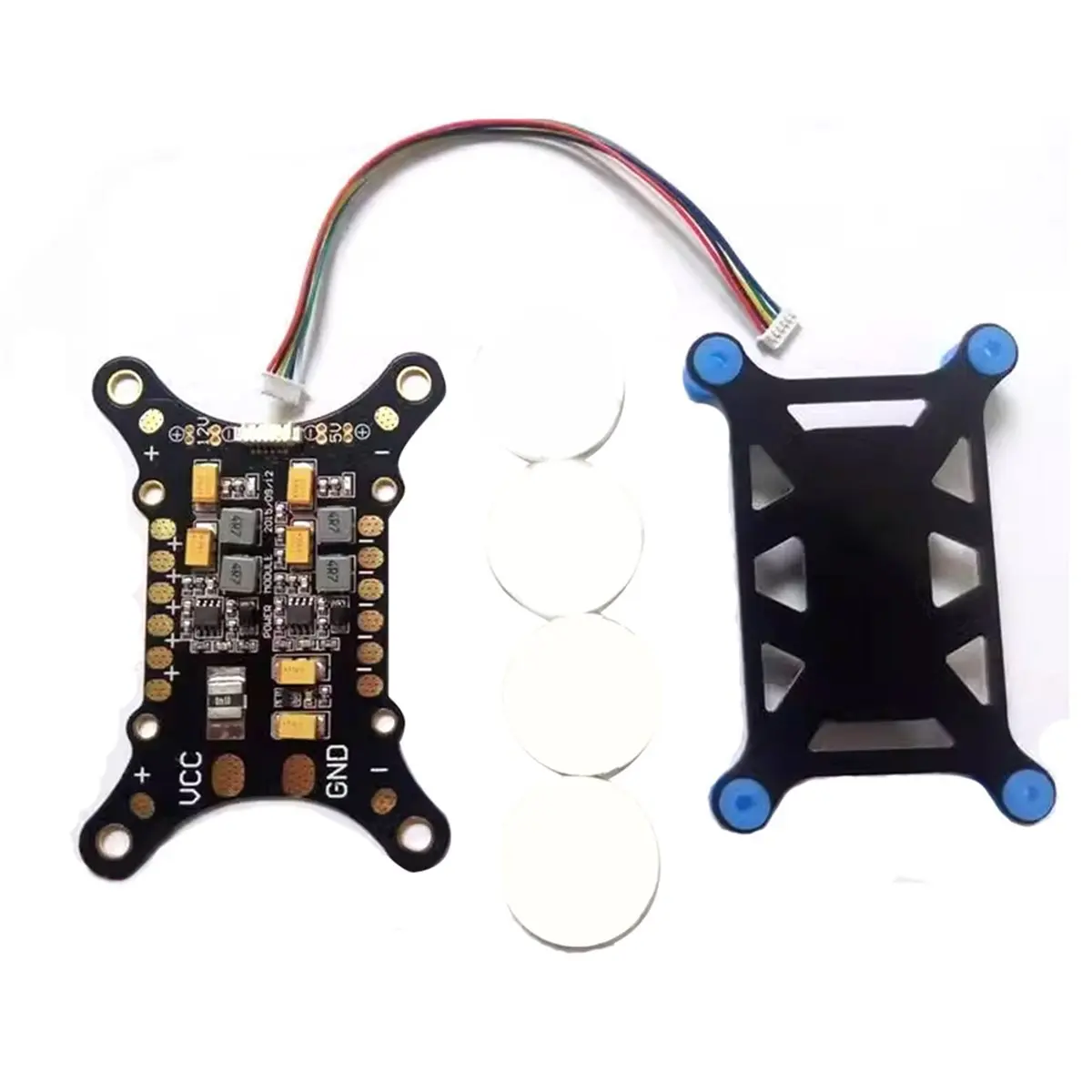 (A23G) APM PX4 5 in 1 댐핑 플레이트 PDB 슈퍼 쇼크 업소버 통합 전원 모듈 ESC 분배 보드 5V 및 12V BEC