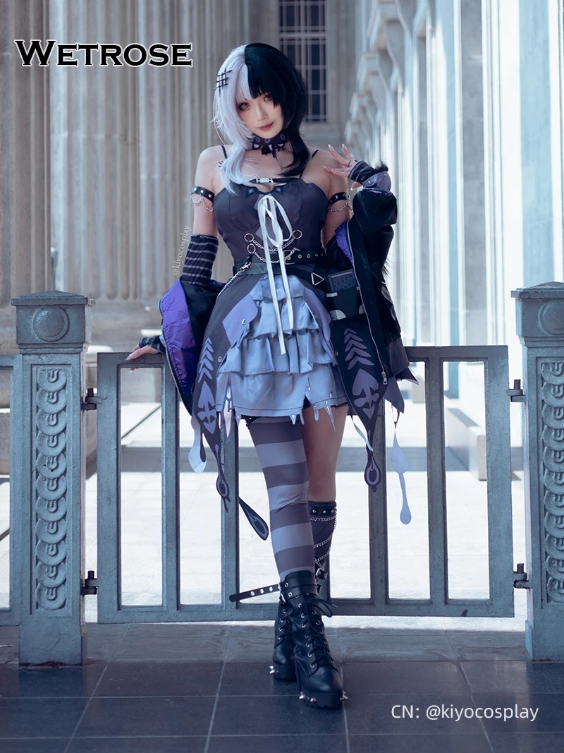 Shiori Novella Cosplay Costume Hololive Vtuber EN Wig Shoes