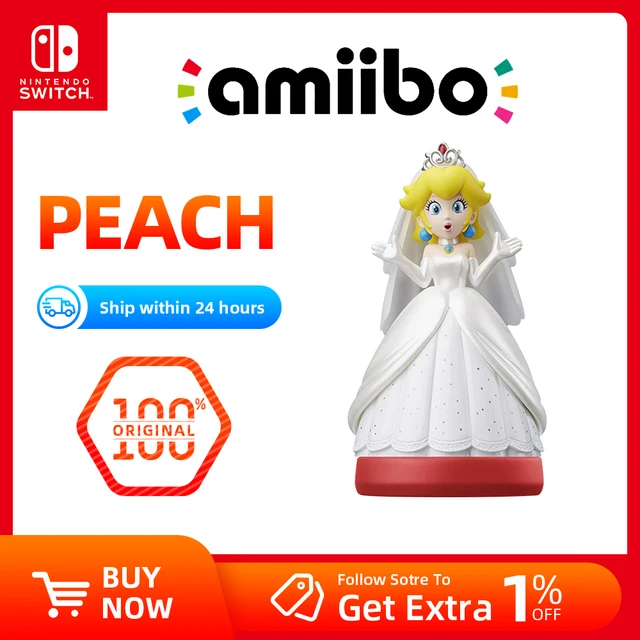 Figura Super Mario Princesa Peach Nintendo NFC