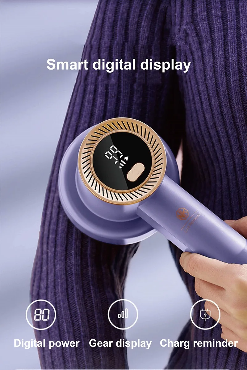 Description Picture 3 of itemUSB Hair Ball Trimmer Professional Ball Remover Clothes Hair Remover 3 Gear Electric Hair Remover Dry Cleaning Shop Shaving Ball