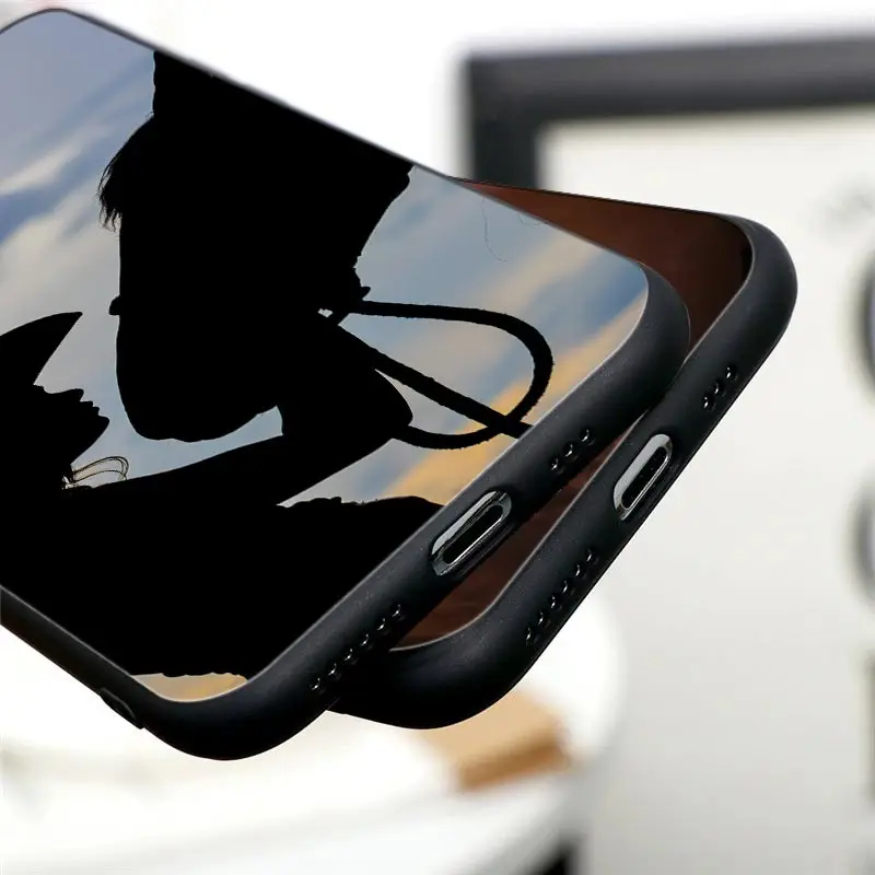 Horse Girl Black Horses Silicone Phone Case Cover