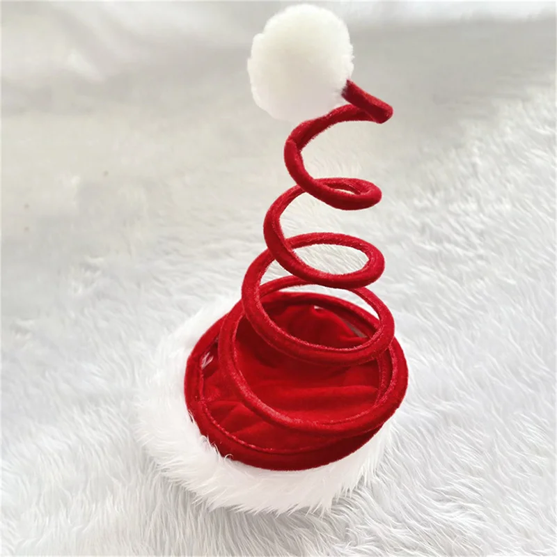 Christmas Spring Hat Santa Claus Costumes Hats Headwear Santa Cap Christmas Party Supplies Props Cosplay Hat