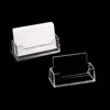 1/2/3/4/5/10pcs Clear Desk Shelf Box Storage Display Stand Acrylic Plastic Transparent Business Card Holder Place Card Holder 4