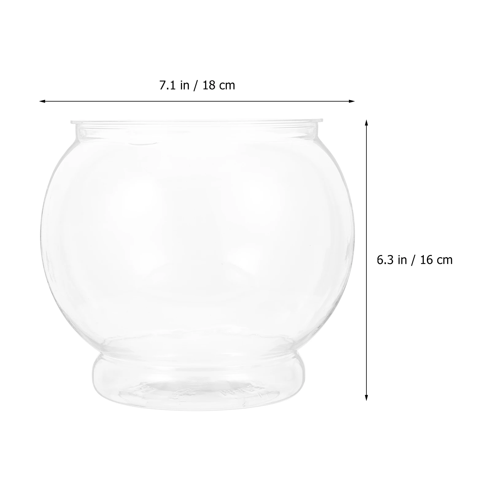 Glass Goldfish Bowl Office Large Plastic Flower Vase Centerpiece The Pet Tank Home Fishbowl