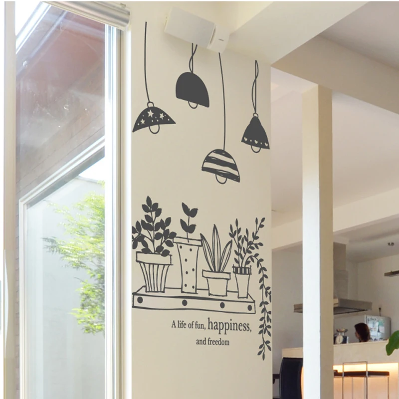 Coffee Shop Sticker Bean Milk tea Decal Cafe Cup Poster Vinyl Art Wall Decor Mural Decoration Bread Coffee Break Glass Decals