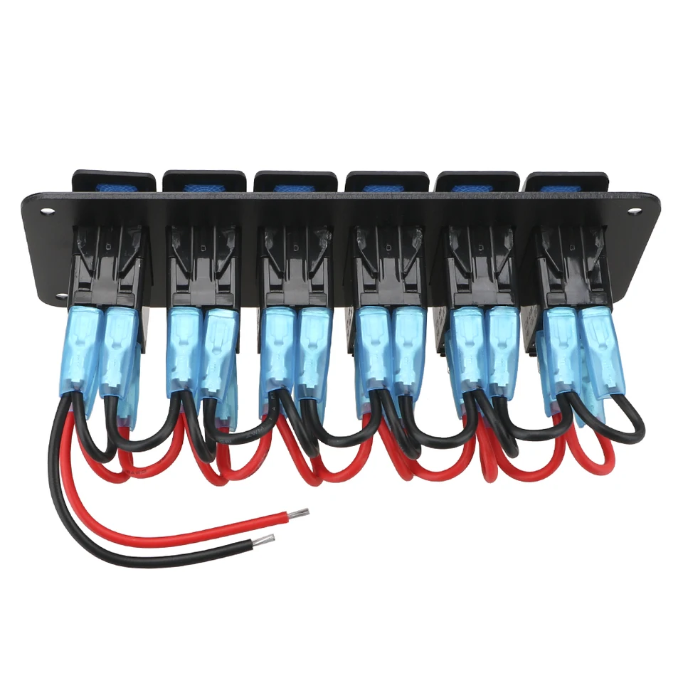 Rocker Switch ON-OFF Doppia Barra Luce LED Impermeabile Auto - Foto 13