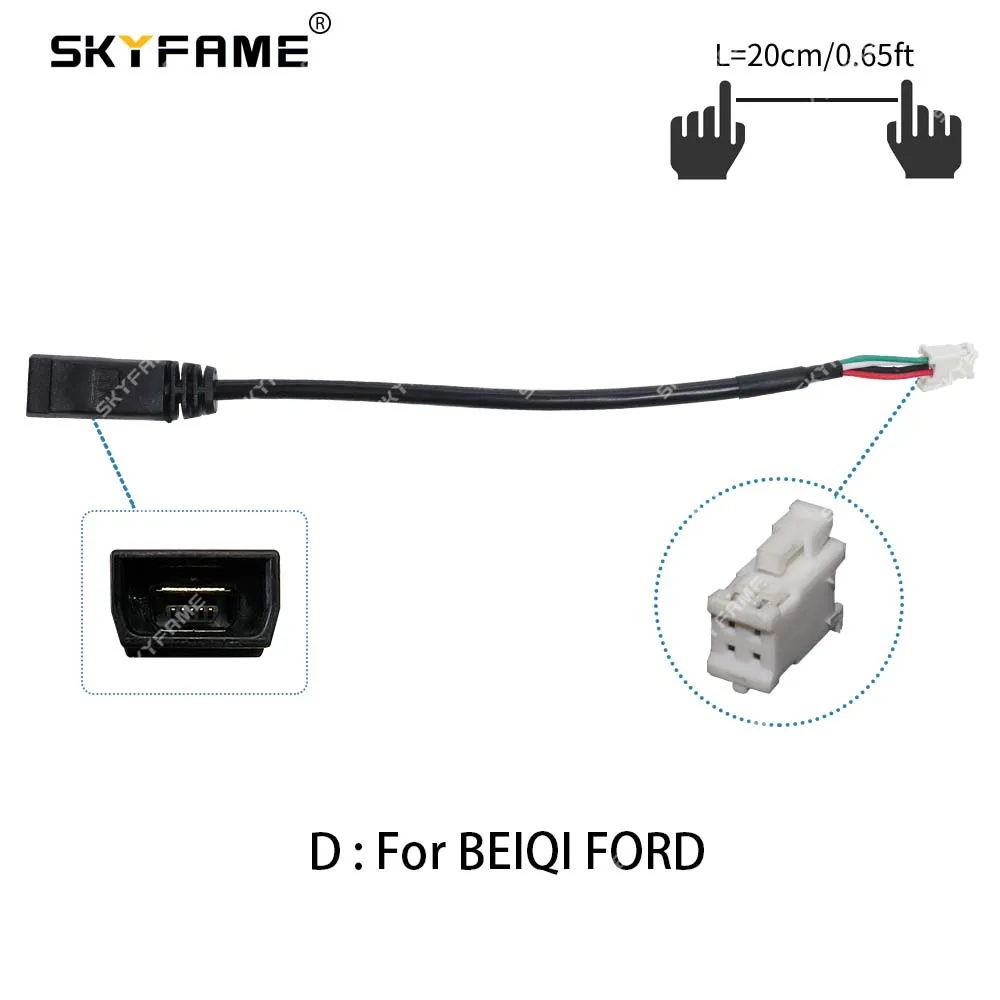4pin Original USB Converter Cable Adapter for Car Android