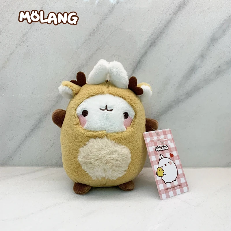 thumbnail image 1 of 2024 New Genuine Costume Play Molang Kawaii Cute Plush Rabbit Keychain Pendant Toy Anime Cartoon Soft Stuffed Dolls Child Gifts, 1 of 5