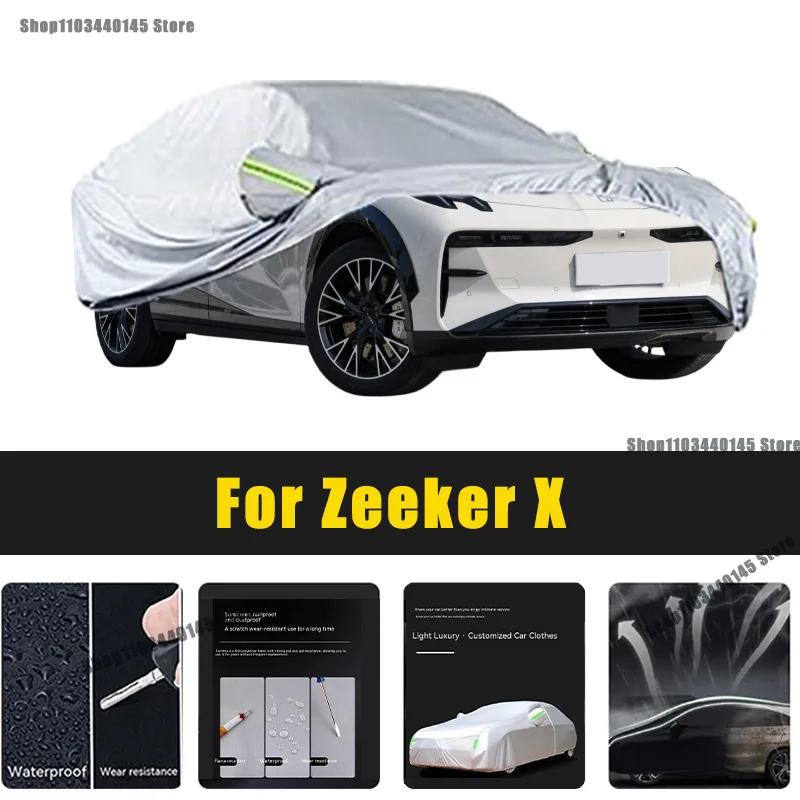 

Full Car Covers Outdoor Sun UV Protection Dust Rain Snow Oxford cover Protective For Zeeker X Accessories car umbrella