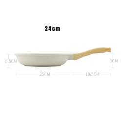 Durable Non-stick Ceramic Frying Pan - Universal Cookware (24cm)
