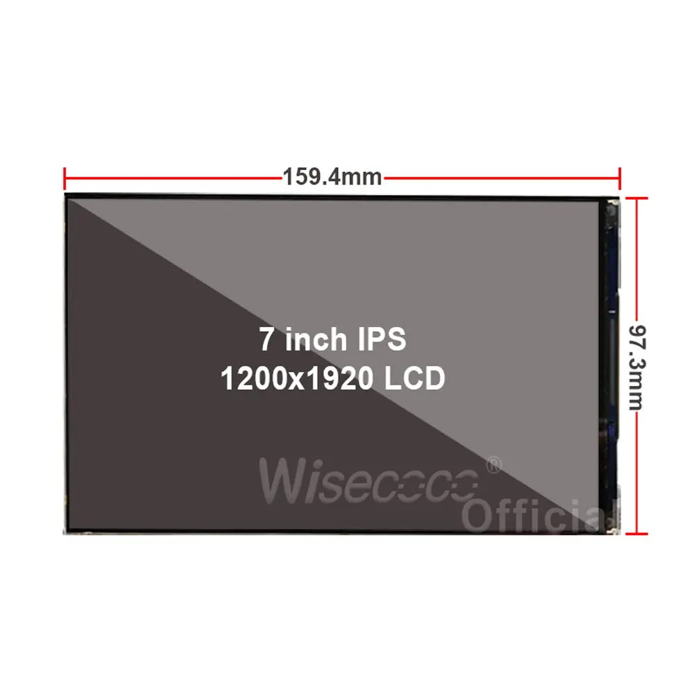 wisecoco polegada ips display tft lcd raspberry pi suporte caixa de tv consola de jogos canera mipi placa controlador