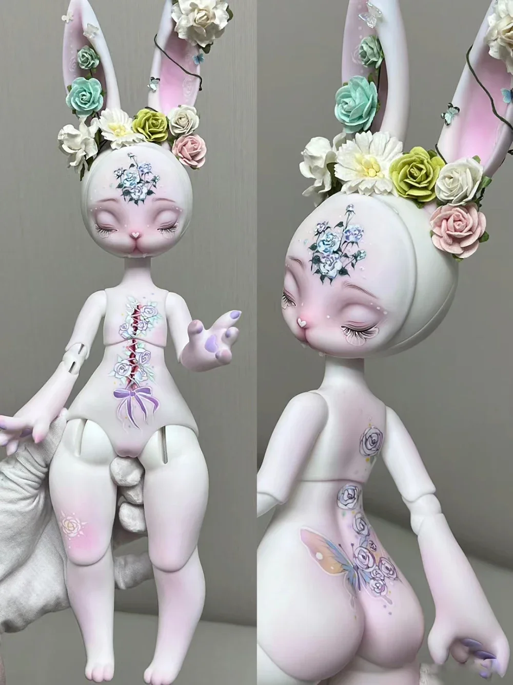 2024 New1/6 sd BJD fashion animal mask Skull rabbit high quality - Main Image