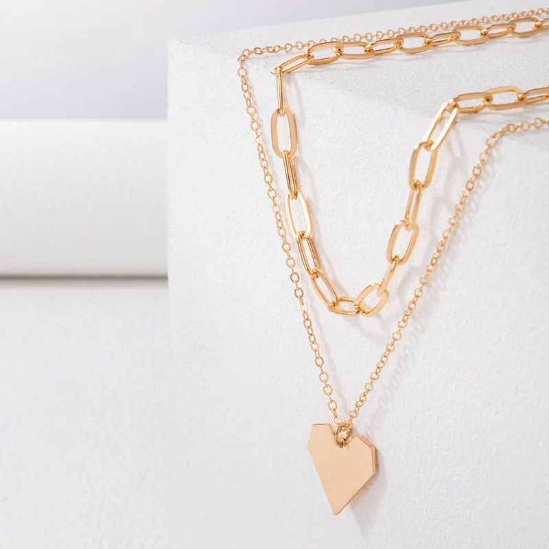 Simple Multilayer Triangle Metal Accessories