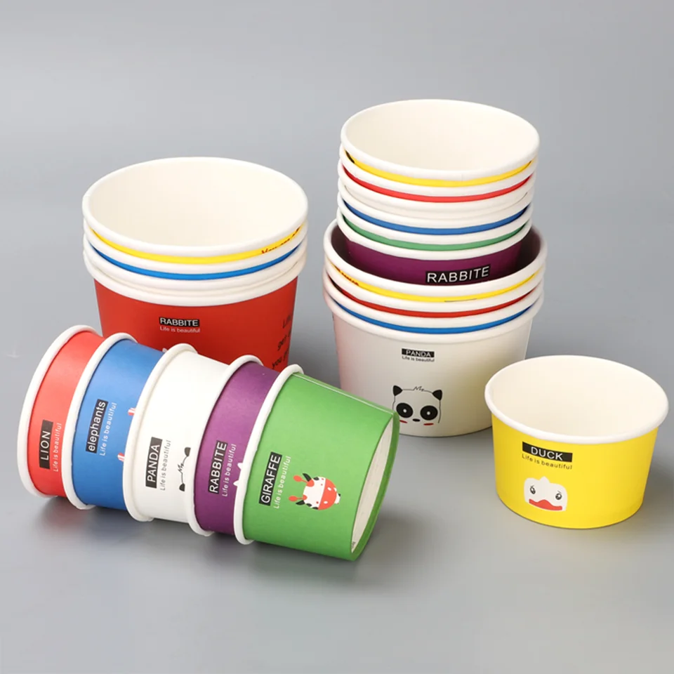 Biodegradable Eco-friendly Take Away Paper bowl Food Container Kraft Food bowl Paper paper