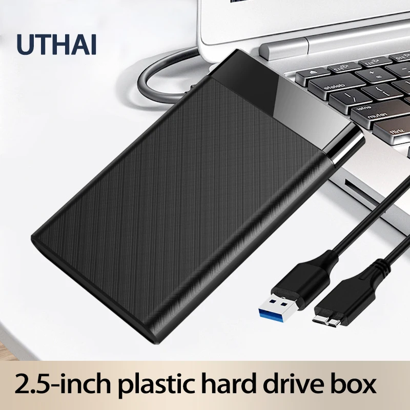 UTHAI Q5 3-inch USB 2.5 portable hard drive case suitable for laptop solid-state/mechanical hard drives supports SATA interface external hard drive case hard drive enclosure hard disk case external hard drive box hdd case enclosure