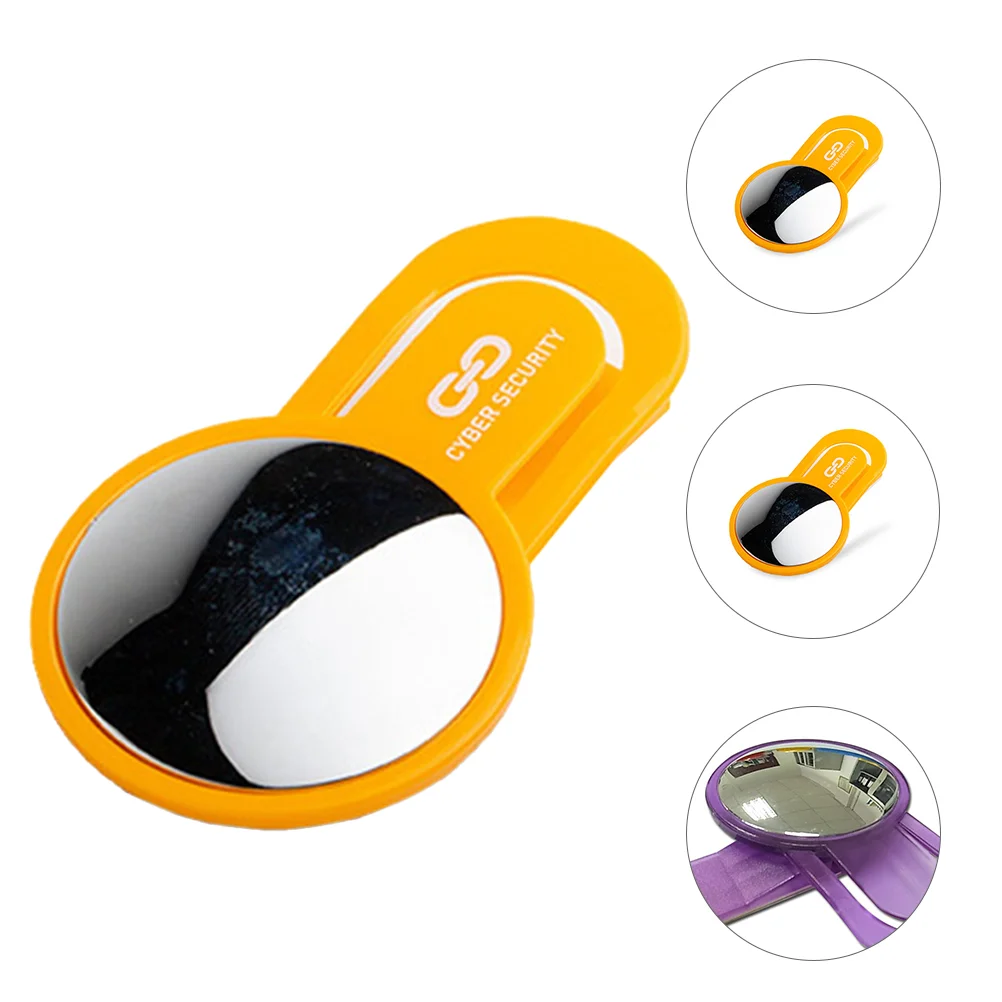 Computer Mirror Laptop Rear- View Screen Rearview Mini Cubicle for Desk Office Rear-View Reflective