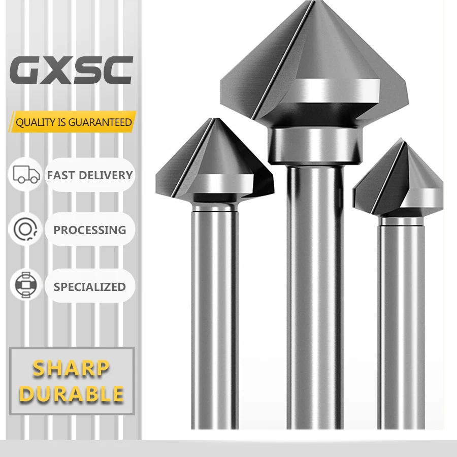 Threeedgedchamferingknife90degreestainlesssteelsingleedged