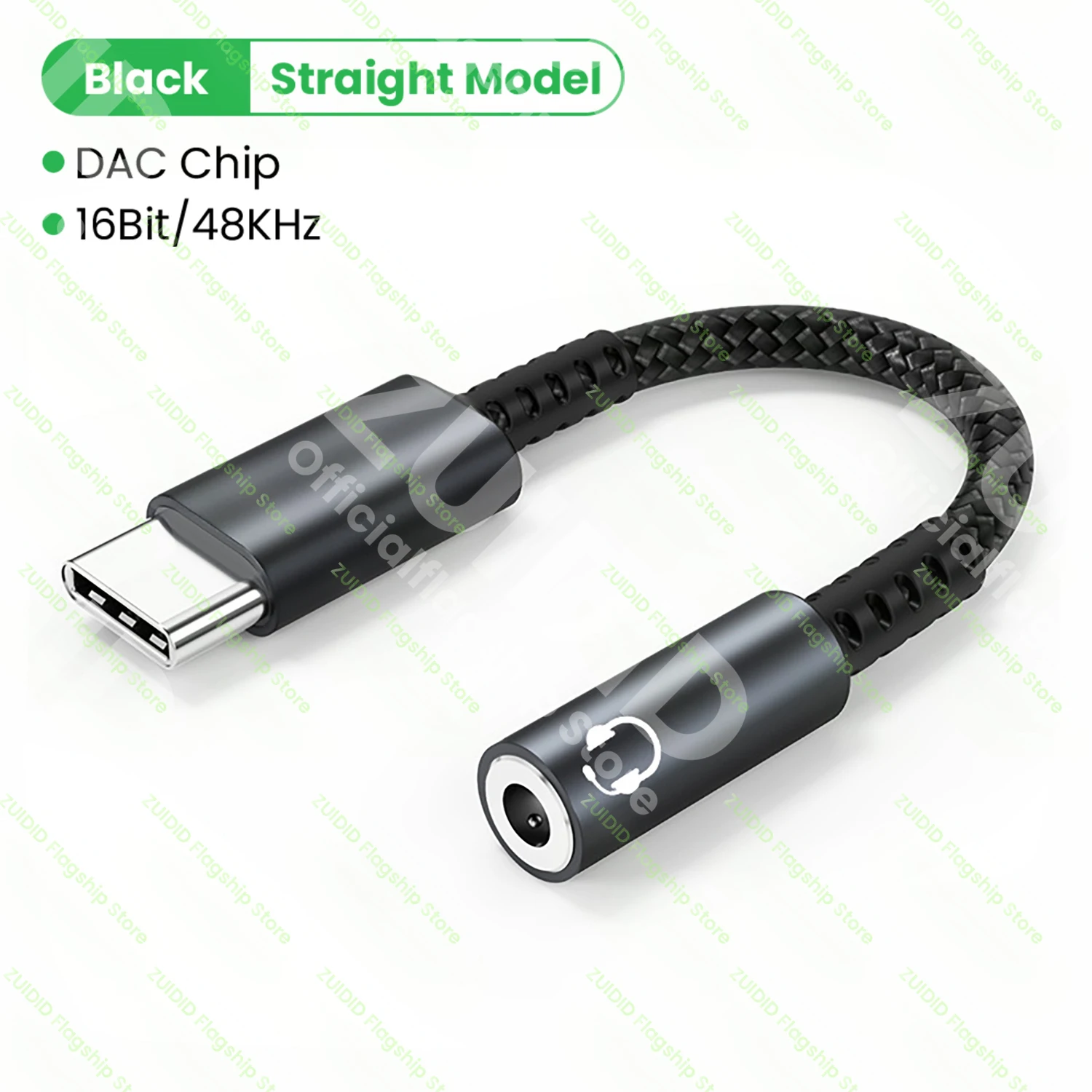 Enhanced USB-C to 3.5mm HiFi Audio Adapter