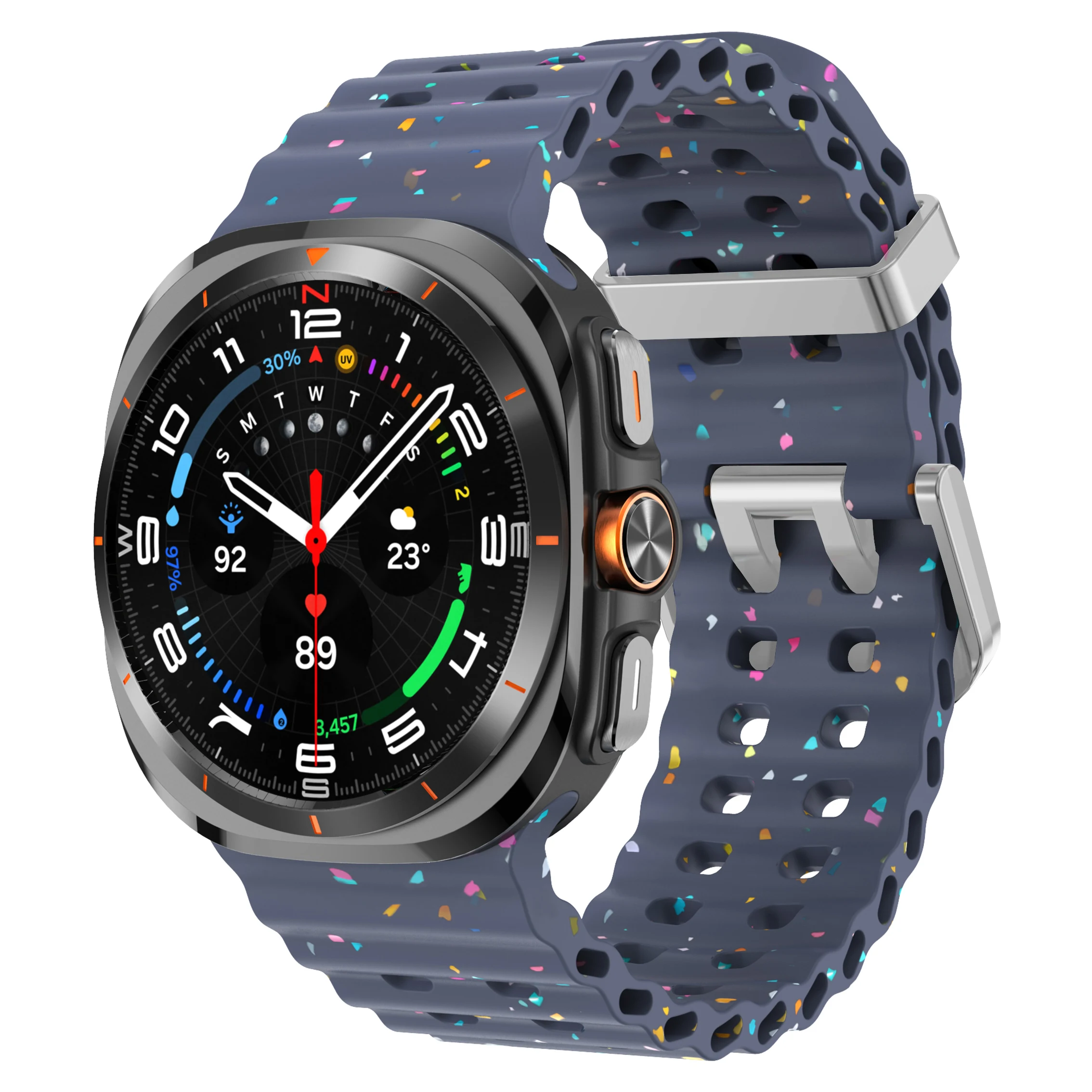 Silicone Breathable Marine Strap Wristband Bracelet