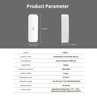 eWelink Zigbee Tiny Temperature Humidity Sensor APP Remote Monitor For Smart Home Assistant  hott Alexa Google Assistant 3