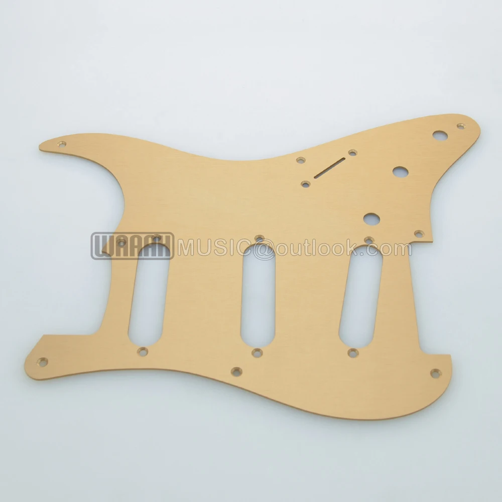 Electric Guitar SSS ST Pickguard 8 holes 57's Aluminum Alloy for STcaster Guitar