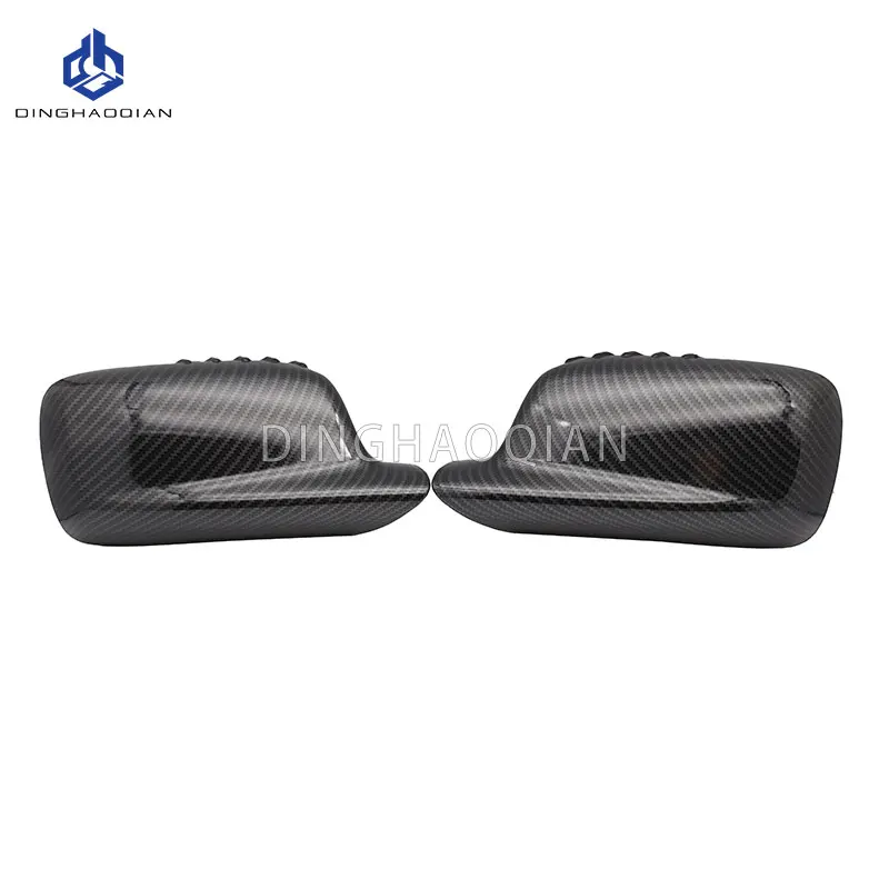 Spiegelkappen Für 7 Series E65 E66 2001-2008 E67 2002-2008 E46 Coupe Auto Seite Rückspiegel Abdeckung Flügel Spiegel Kappen Auto Rückspiegel Abdeckung(Carbon Fiber Pattern
