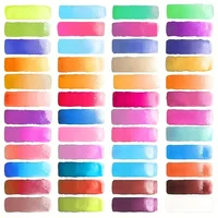 24 Color Pearl Watercolor Paint Set - Vibrant solid paint blocks for Chinese painting, Thangka, calligraphy and color art creati 2