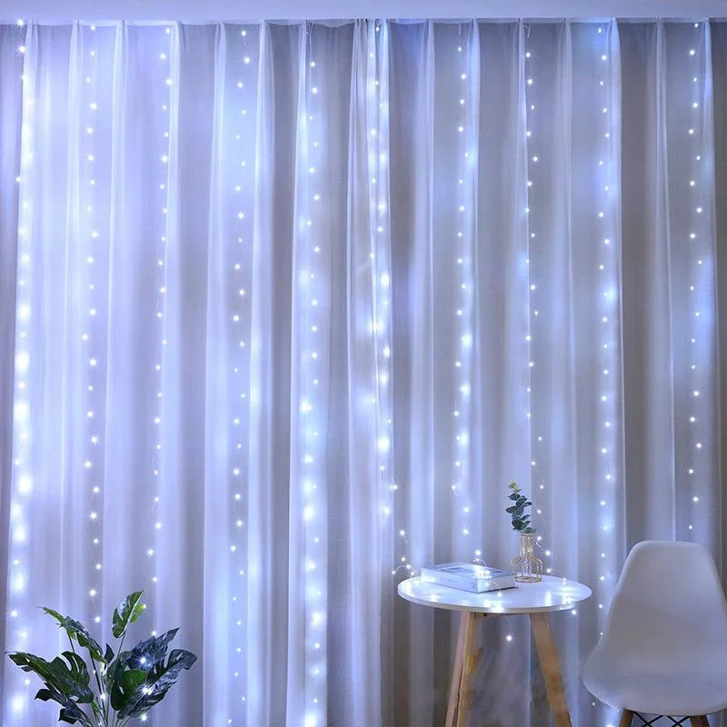 

3M LED Curtain Garland on The Window USB Power Fairy Lights Festoon with Remote New Year Garland Led Lights Christmas Decoration