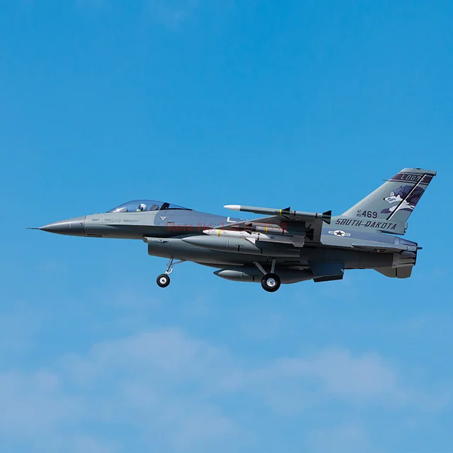 FMS 64mm F-16 PNP version RC simulation aircraft fixed wing fighter outdoor foam assembly remote control adult toy 4