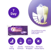 Bande de blanchiment des dents violettes, bande de blanchiment des dents non sensible, correcteur de couleur, bande de nettoyage des dents instantanée, plus blanche des dents à la maison 2