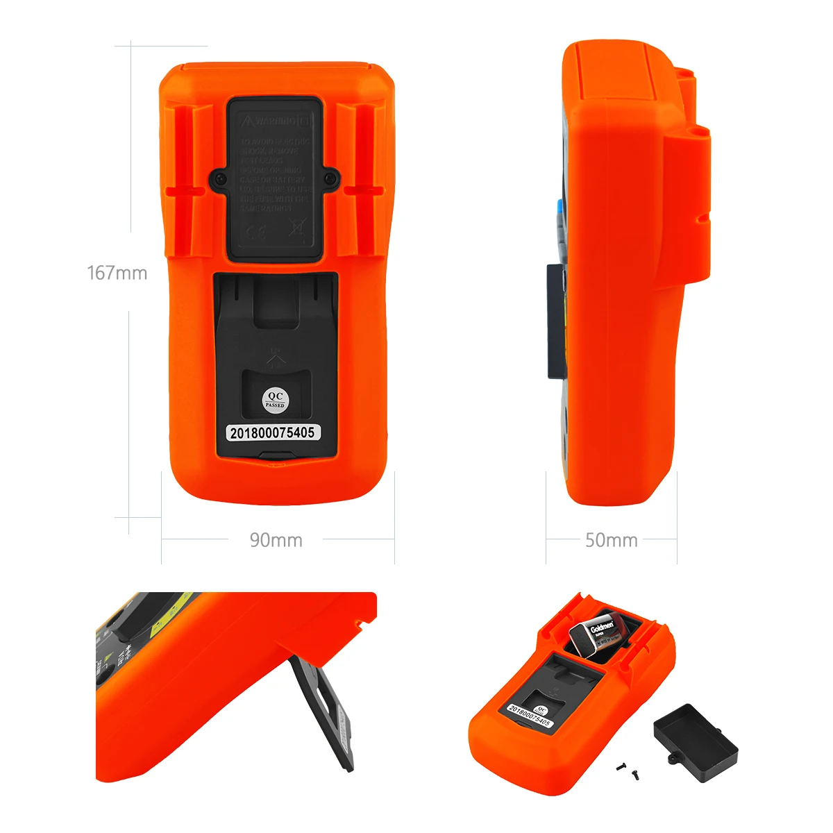 Bluetooth APP Digital Multimeter BT-90EPD Auto Ranging Multi-Tester 4000 Counts Data Logging on Mobile Phone for AC/DC Voltage