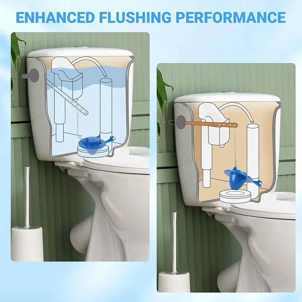 Zilimontt Palanca De Descarga De Tanque De Inodoro, Mango De Repuesto Para Palanca De Cisterna De