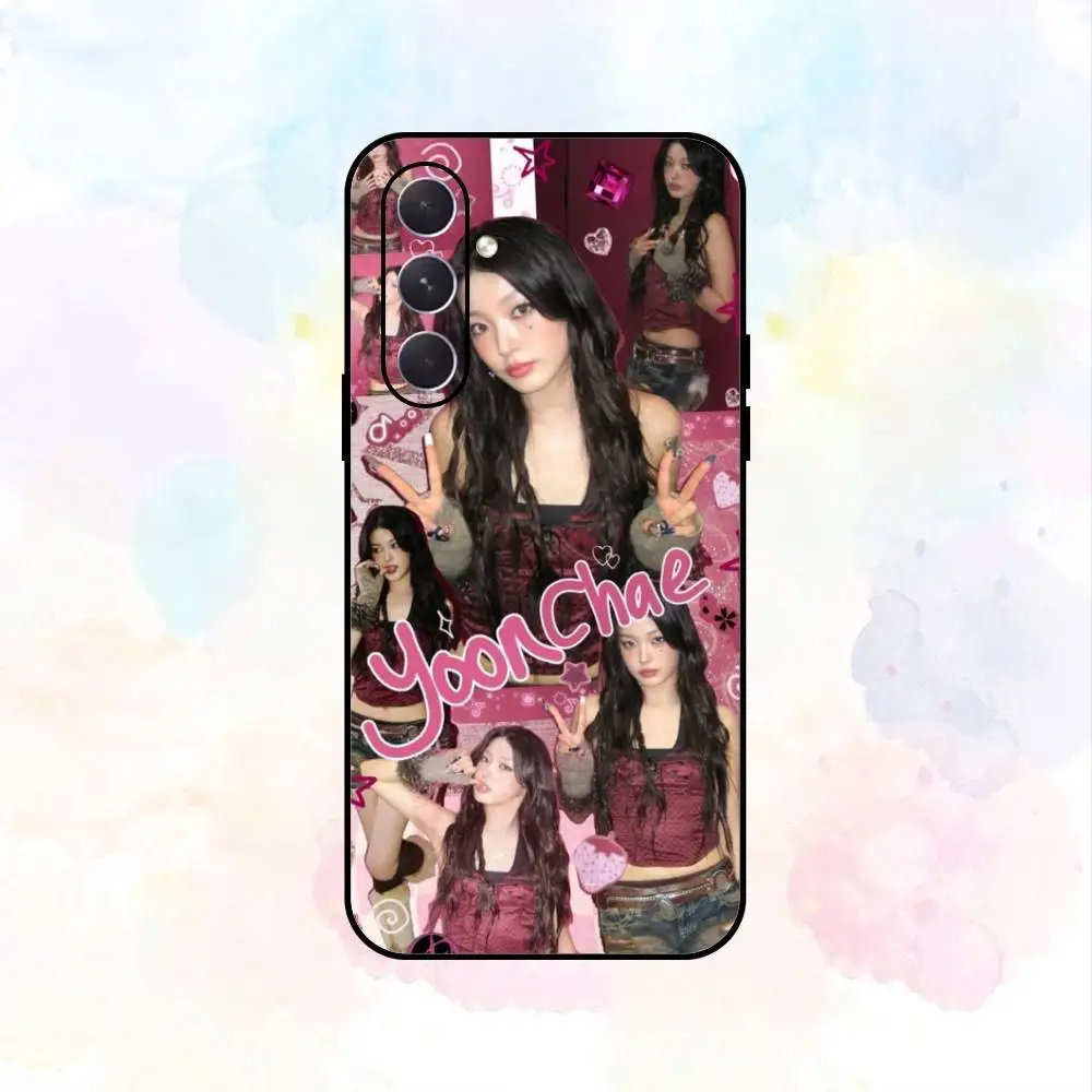 K-Katseye Soft Black Protective Phone Case