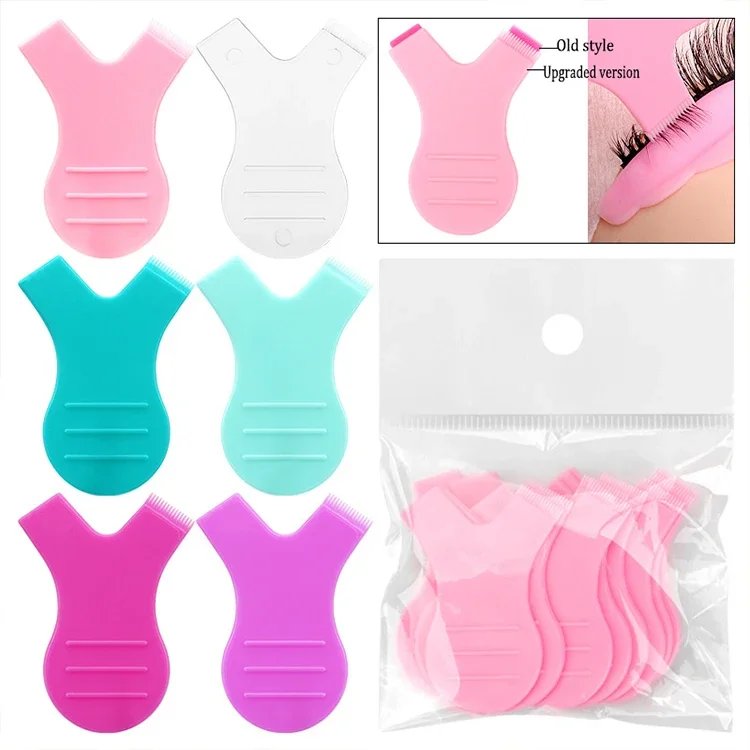 Description Picture 3 of item10pcs Perm False Eyelash Pad Kit Silicone Protection Pads Eyelash Extension Lifting Curler Graft Shield Patch tools
