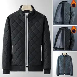 Parkas de forro polar grueso para hombre, chaqueta impermeable con cuello de piel, abrigo informal a la moda para otoño e invierno, 2023