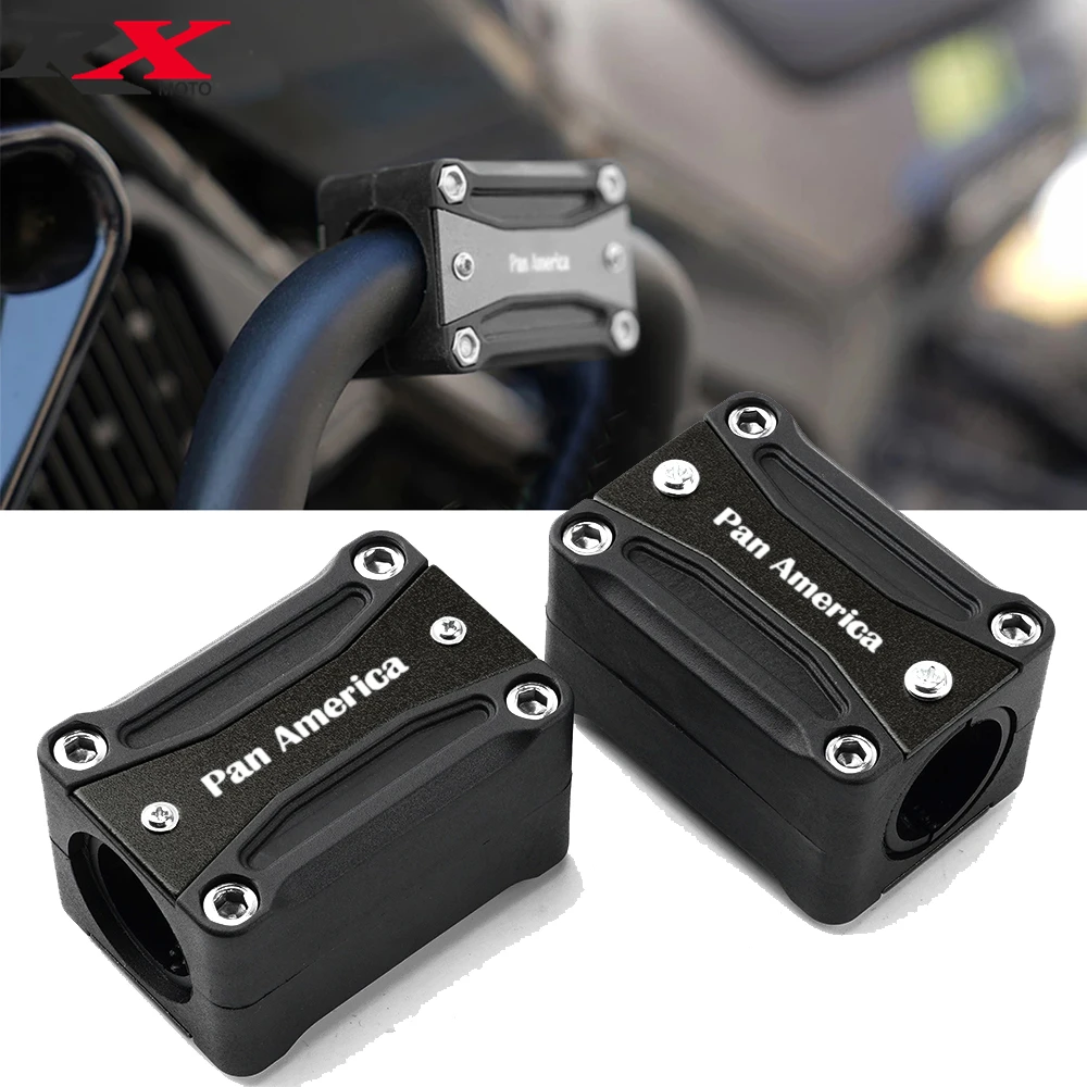 Pan America Logo Engine Crash Bar Protector Paraurti Guard Blocco Decorativo Per Harley Davidson Pan America 1250 Special 2020 2021