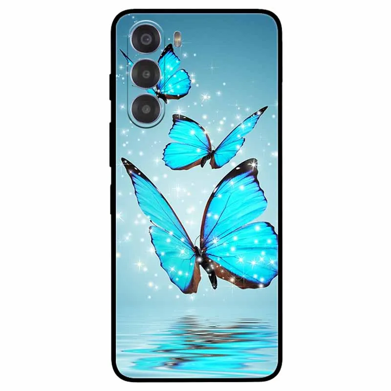 Cute Cartoon Soft TPU Silicone Phone Case - Painted Cat Design