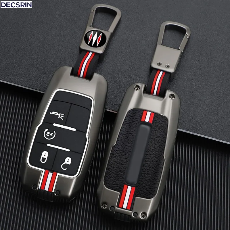 3/4/5/6 Buttons Car Remote Key Case Cover Shell Fob For Dodge RAM 1500 2500 3500 4500 5500 Pickup 2019 2020 2021 2022 Accessory 1