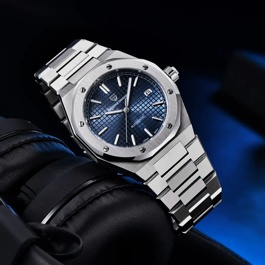 PAGANI DESIGN 2024 NH35 Men for Watch Military Mechanical Watches Sports Automatic Stainless Stee Waterproofl Relogio Masculino