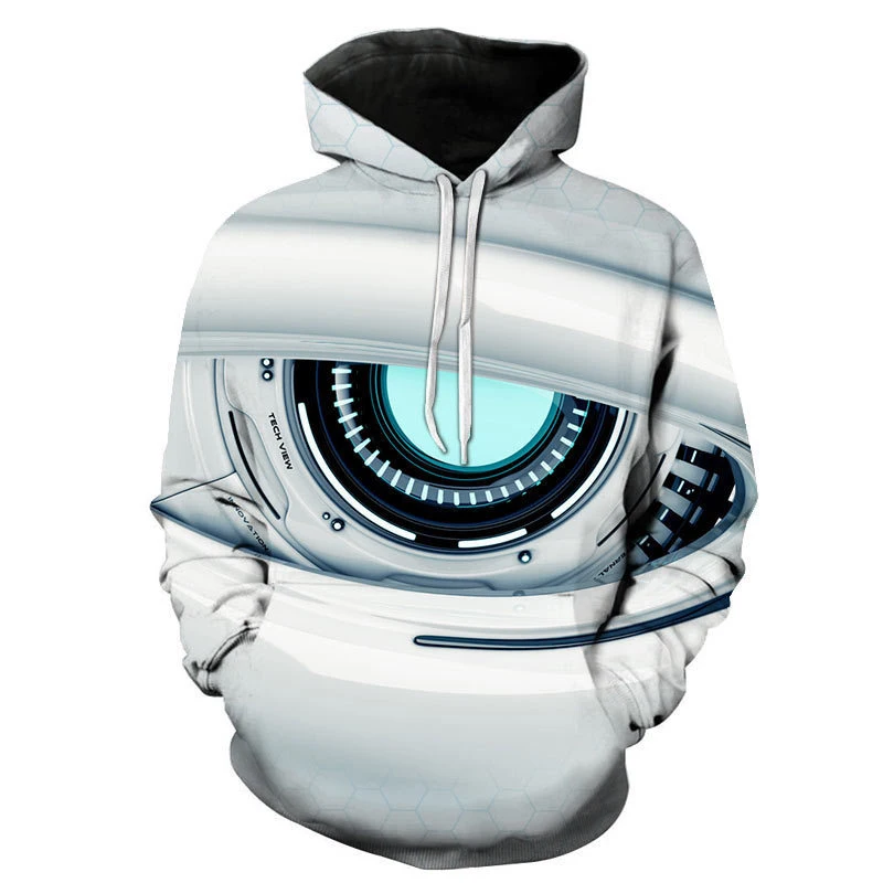 

Eye Pattern Men's Hoodies 2022 Hot Sale With Hood Jackets Teens Funny 3D Print Fashion Spring Hip Hop Oversized Casual Cool Tops