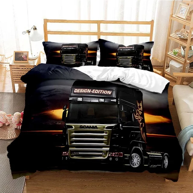 Protestant Celsius gen Scania Truck Dekbedovertrek Zacht Dekbed Cover Microfiber Dier Beddengoed  Set Tijger Patroon Dekbedovertrek Voor Room Decor 2/3Pcs - AliExpress