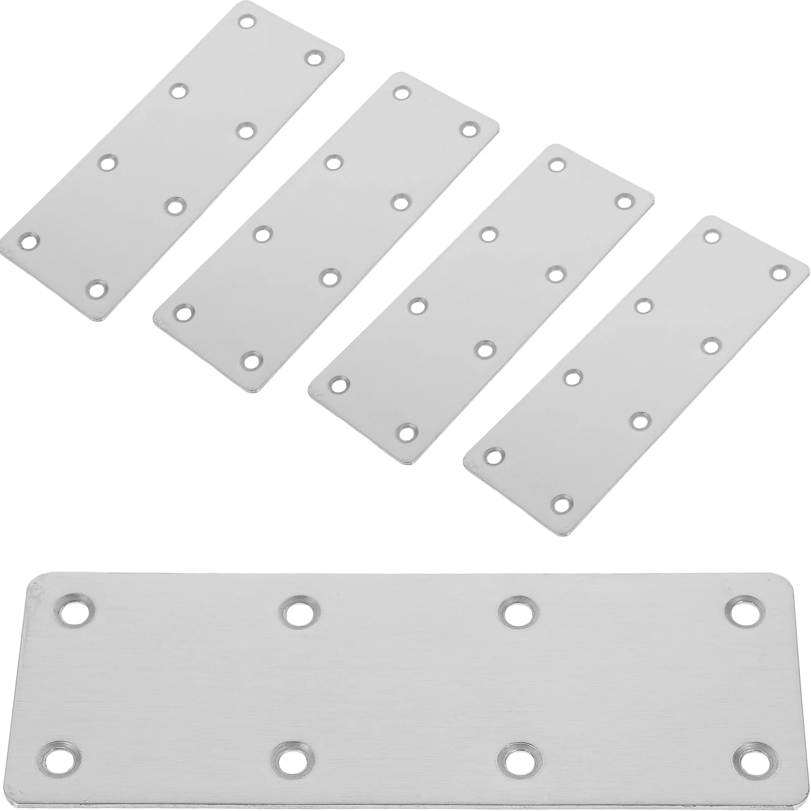 

5 Pcs Repair Corner Braces Flat Metal Brackets for Wood Mending Plates Cabinet Hardware Accessories