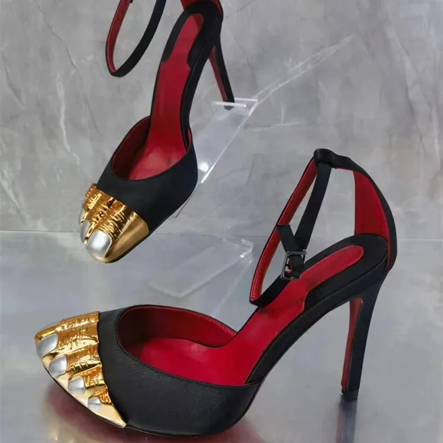 Talon Femme Talon Aiguille De Luxe Nouveauté Sandales à Talons Aiguilles  Pour Femmes Bout Pointu