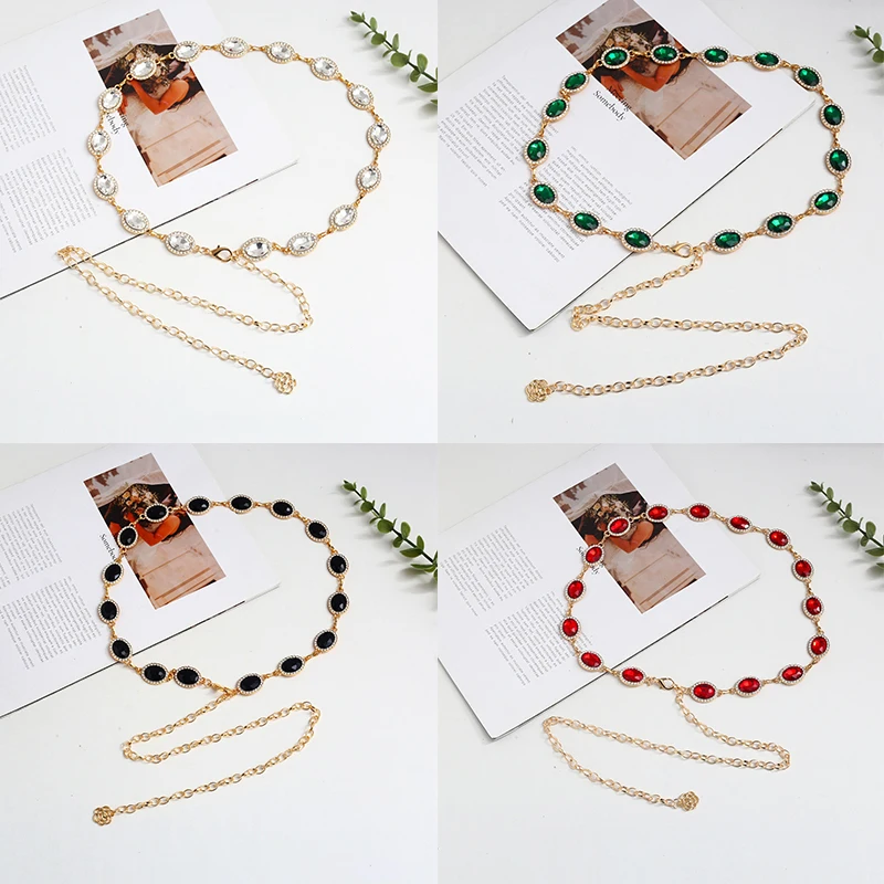Long Sleeve Drill Chain Exposed Waist Set