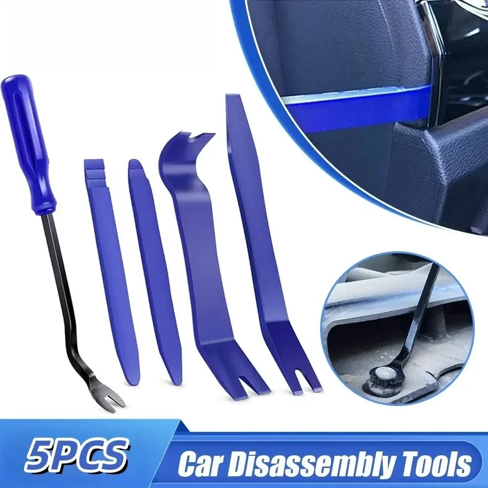 12-Piece Car Door Panel Clip Pry Tool Set — For Audio System Install, Navigation Removal, Trim & Dash Work