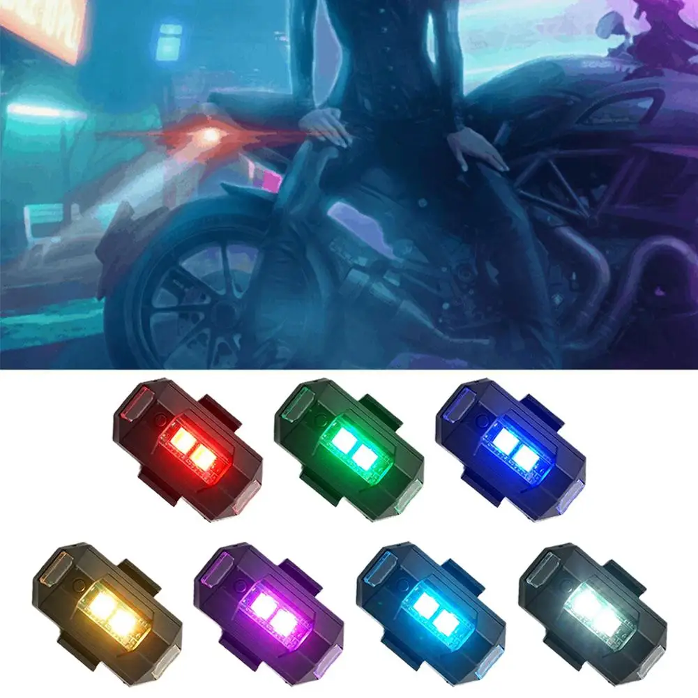 Motorcycle Lights Drone Strobe Light Usb Led Anti-collision Flashing Light Warning Aircraft Night Flying Signal Mini Bi U1o7
