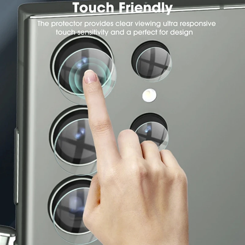 Premium HD Tempered Glass Camera Lens Protector - Anti-Scratch Cap for Enhanced Camera Protection