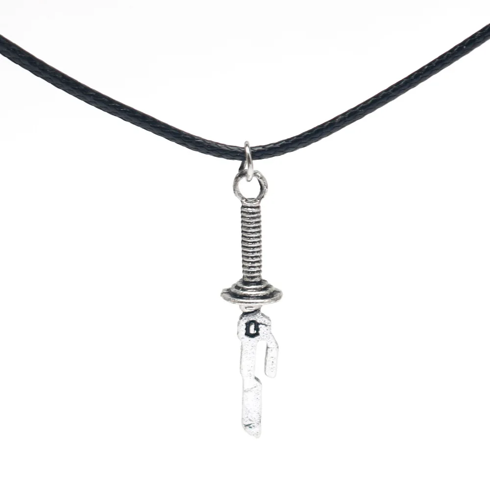 Anime Jujutsu Kaisen Fushiguro Toji Cosplay Necklace Sword Spear of Tianri Knife Pendant Necklaces for Men Jewelry
